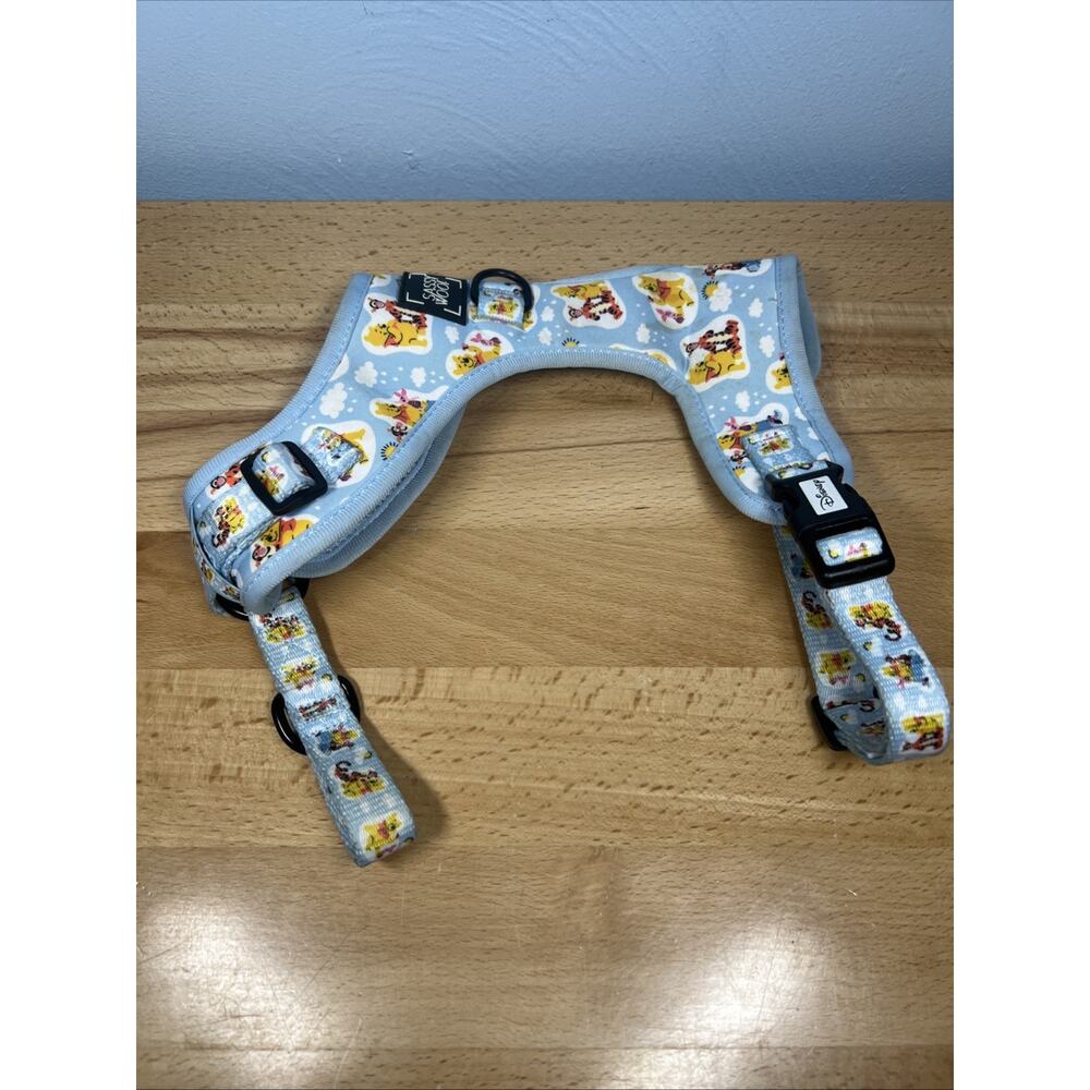 Sassy Woof Disney Winnie the Pooh Adjustable Vest Harness Small Blue Mesh